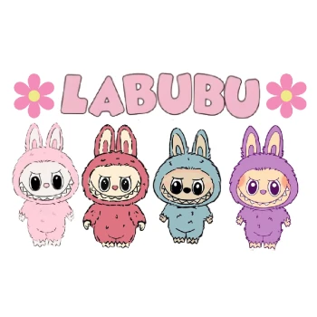 Вафельна картинка Labubu №3