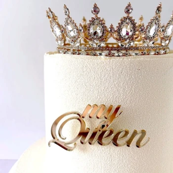 Зеркальный топпер My Queen ЗОЛОТО
