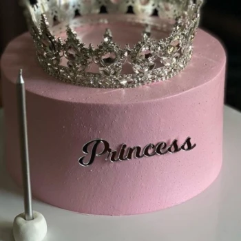 Зеркальный топпер Princess СЕРЕБРО