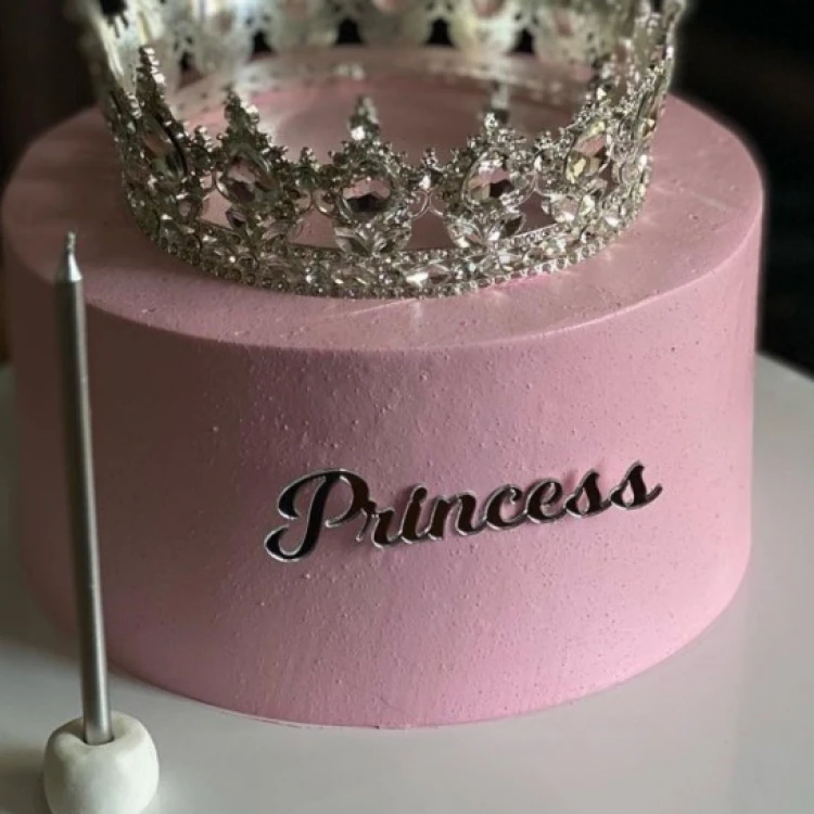 Зеркальный топпер Princess СЕРЕБРО