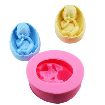 Силиконовый молд Ребёнок в колыбели