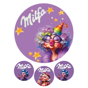 Вафельна картинка Milfa №4