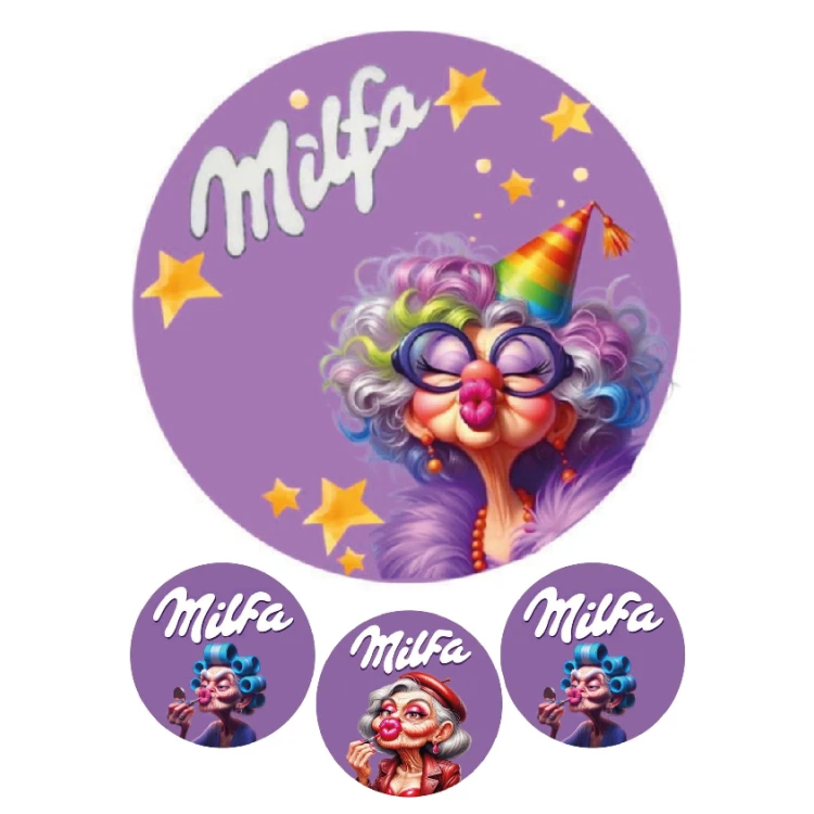Вафельная картинка Milfa №4