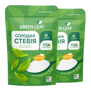Солодка Стевія (1:1) 250г GREEN LEAF