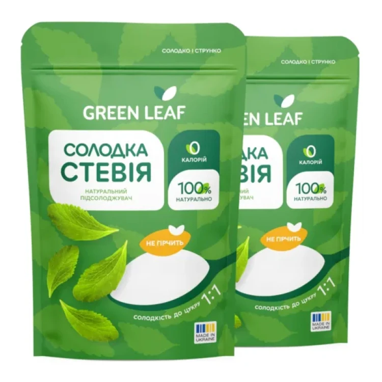 Сладкая Стевия (1:1) 250г GREEN LEAF