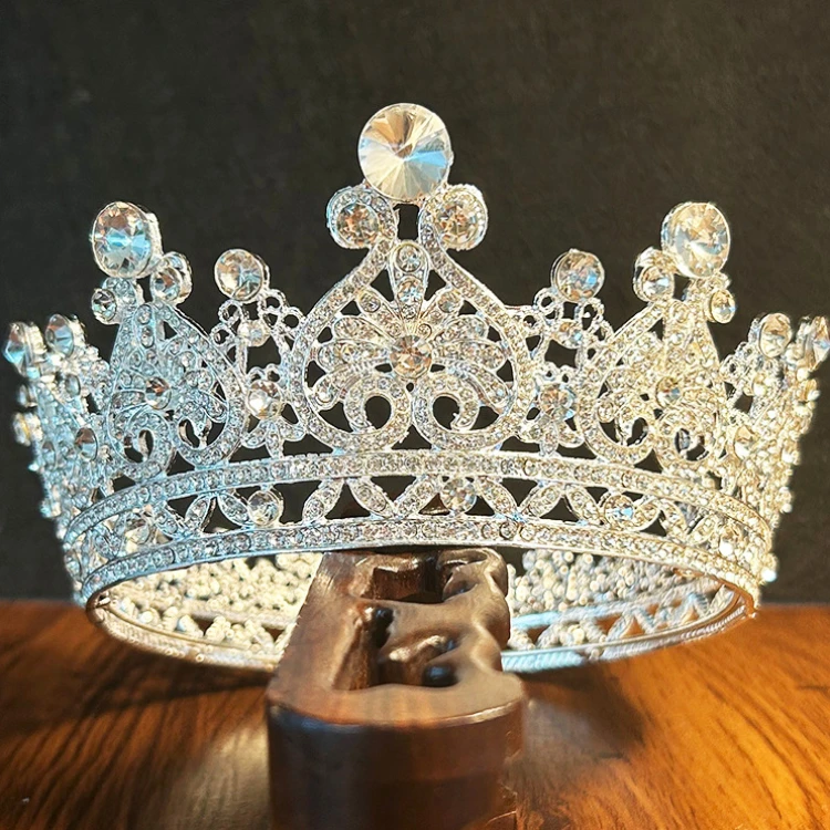 Металлическая корона Королевы СЕРЕБРО