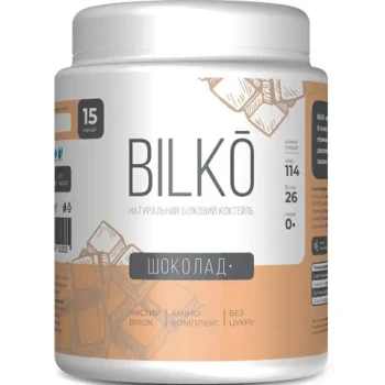 Натуральний білковий коктейль BILKO, Шоколад, 450г