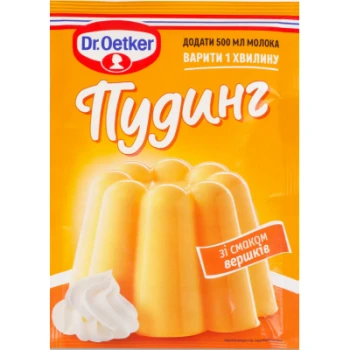 Пудинг Dr. Oetker, Сливки