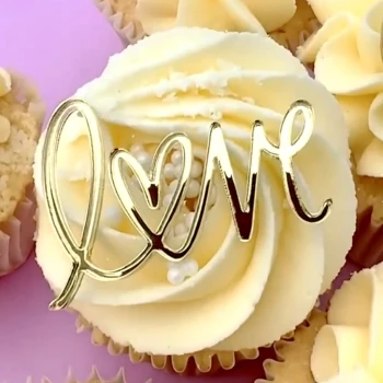 Зеркальный топпер Love №2