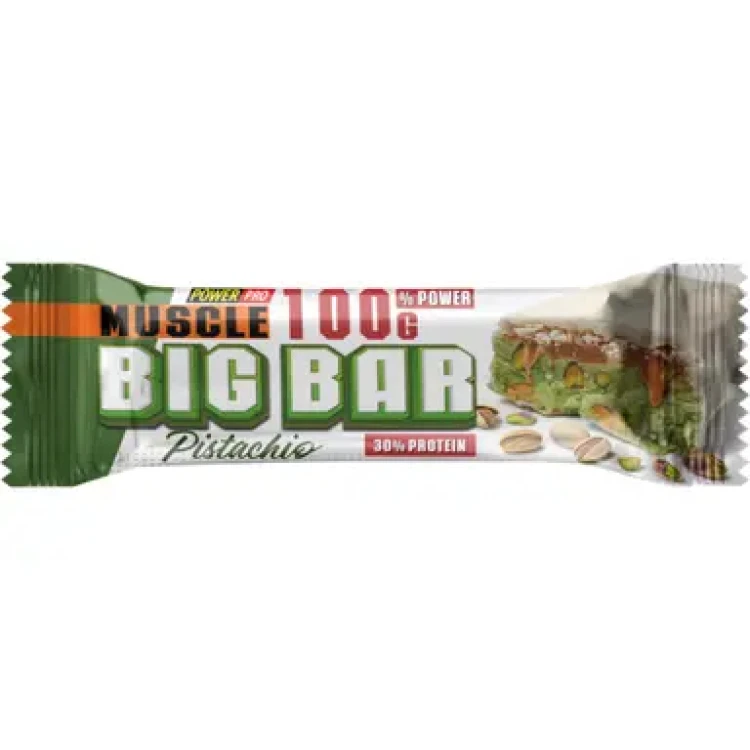 Протеиновые батончики big bar вкус "Фисташка" 100 г