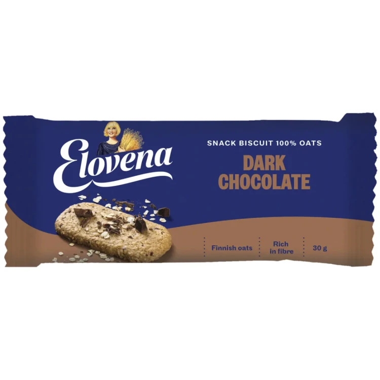 Галета из овса ELOVENA черный шоколад 30 г