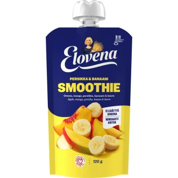 Смузи ELOVENA Персик и Банан 120 мл