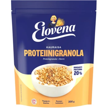 Вівсяна гранола з протеїном ELOVENA 300г