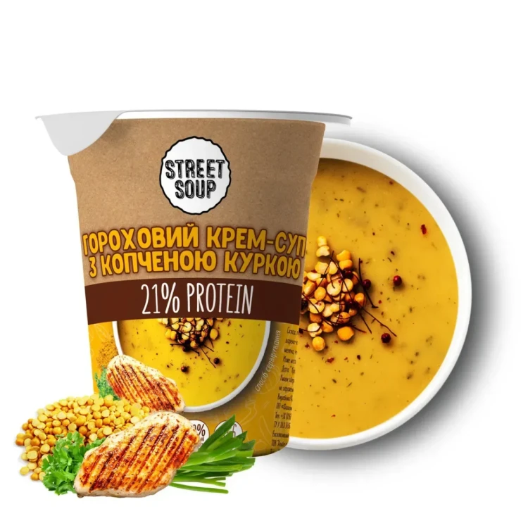 Гороховый с курицей крем-суп Street Soup 50 г