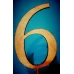 Топпер деревянный "Цифра 6" 1 шт. - фото 2