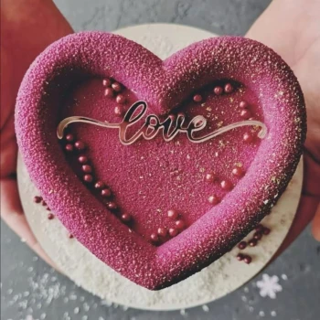 Дзеркальний топер Love №2