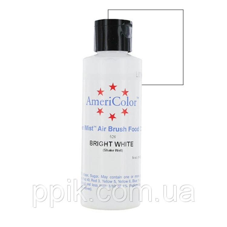 Краситель для аэрографа AmeriColor Яркий Белый 128г