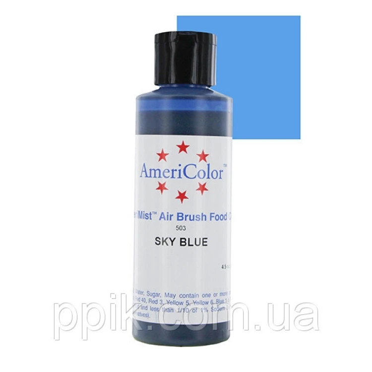 Краситель для аэрографа AmeriColor Небесно-Голубой 128г