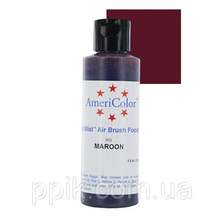 Краситель для аэрографа AmeriColor Бордовый2 128г