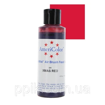 Барвник для аерографа AmeriColor Різдвяний Червоний 128г