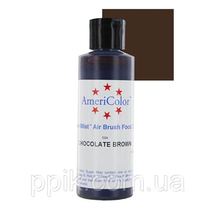 Краситель для аэрографа AmeriColor Шоколадно-Коричневый 128г