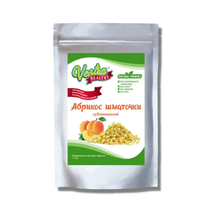 Абрикос сублимированный кусочки 20 г