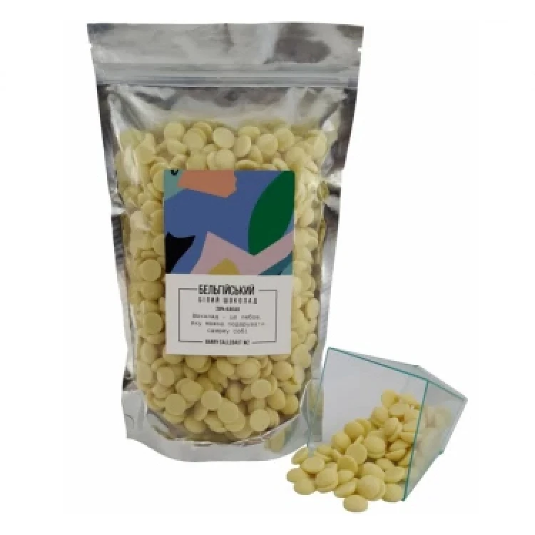 Бельгийский Белый шоколад Barry Callebaut W2, 100 г 28% какао