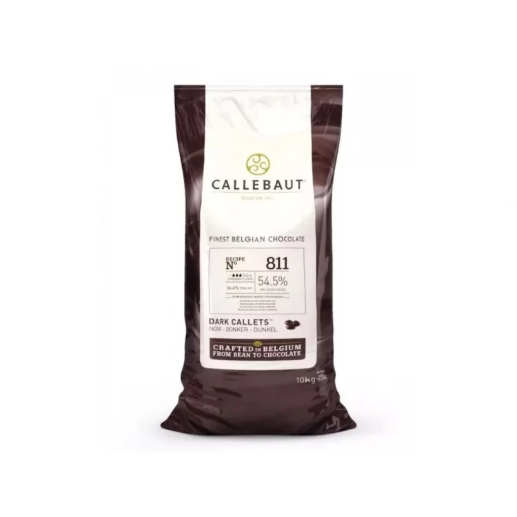 Бельгийский Черный шоколад 54,5 % Barry Callebaut 10 кг