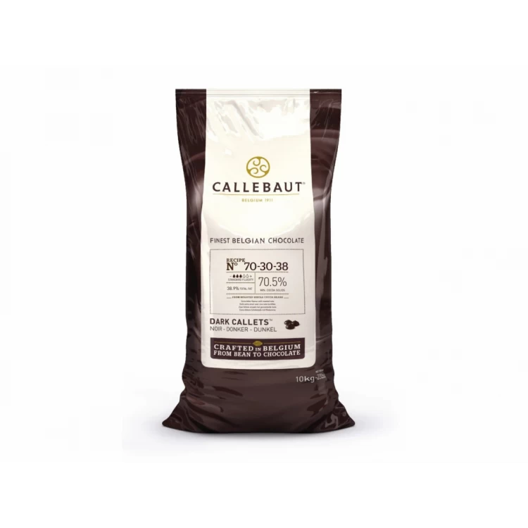 Бельгийский Черный шоколад 70 % Barry Callebaut 10 кг