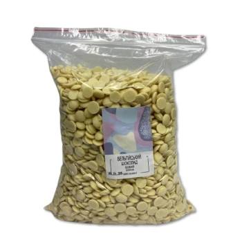 Бельгийский шоколад белый Zephyr 34%, Barry Callebaut, 5 кг