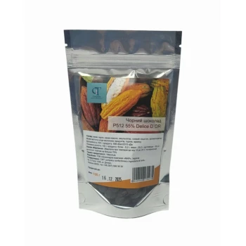 Чёрный шоколад Dark  P512 55% Delice D`OR, 100г