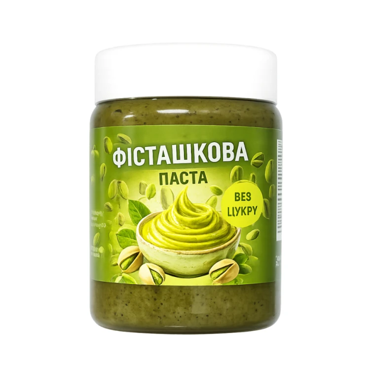 Фисташковая паста БЕЗ САХАРА для правильного питания, 300 г