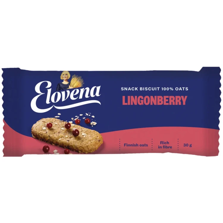 Галета из овса ELOVENA брусника 30г