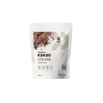 Какао-порошок алкализований 22-24%, 150 г