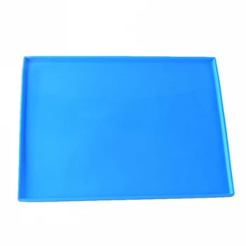 Коврик силиконовый с бортиком 48*36 см (цвет в ассортименте)