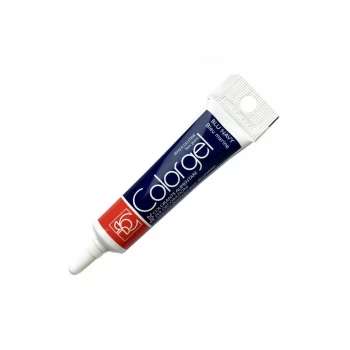 Краситель гелевый Темно синий (blu navy) Modecor 20 мл (не окрашивает руки)