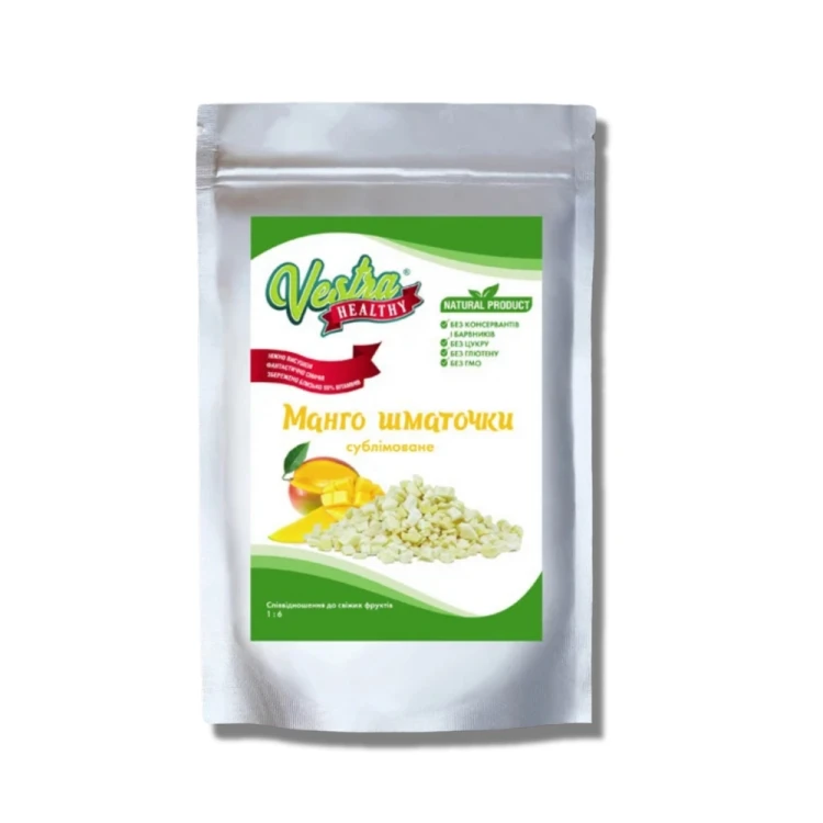 Манго сублимированный кусочки, 50 гр