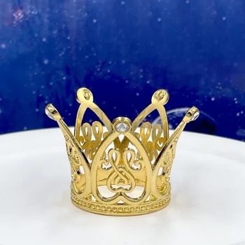 Металева корона ЗОЛОТО маленька 3