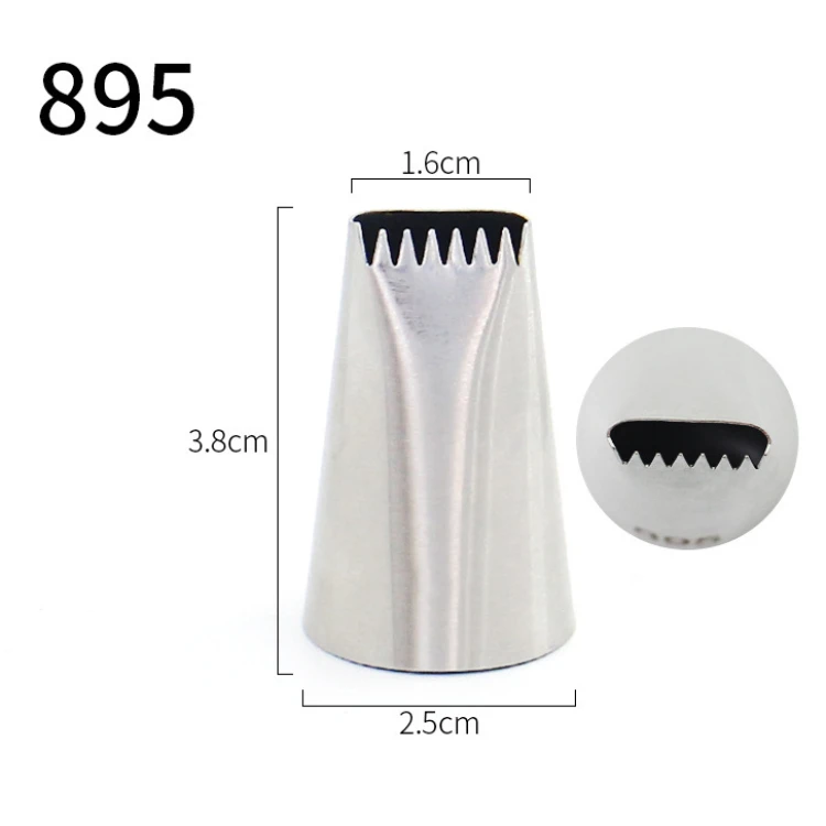Насадка кондитерская металлическая № 895