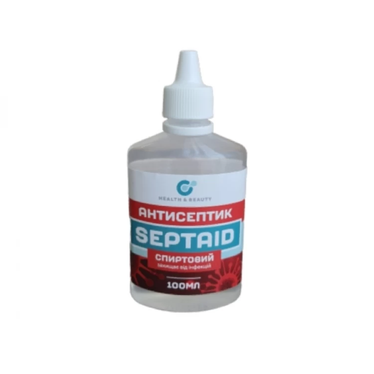 АНТИСЕПТИК Septaid 100 мг с пипеткой. Антисептик для дезинфекции рук. 2 шт