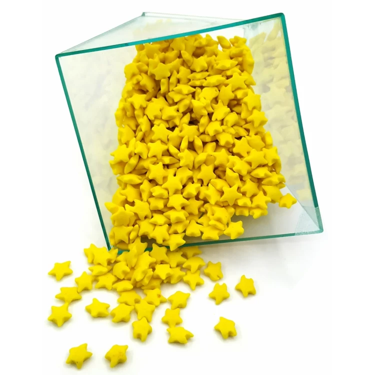 Посыпка желтые звездочки 1 кг
