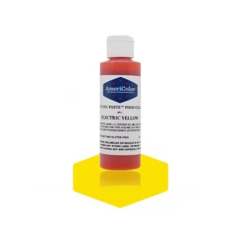 Краситель гелевый AmeriColor (Америколор) Электрический Желтый 128 г