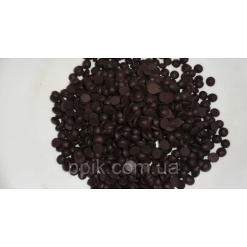 Шоколадные дропсы черные, 40% какао,( 18 кг)