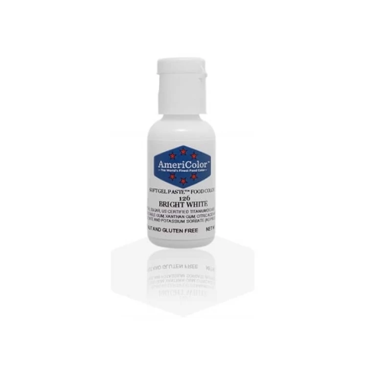 Краситель гелевый Americolor Яркий Белый (Bright white)