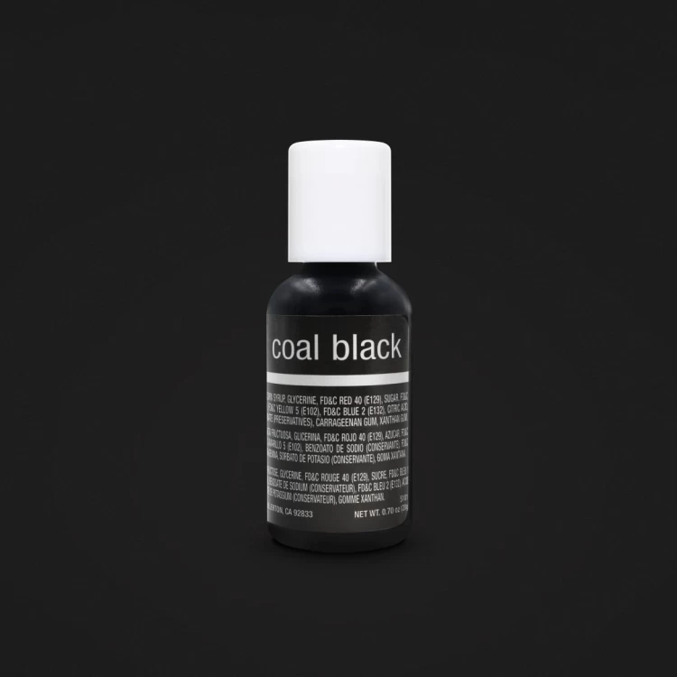 Гелевый краситель Chefmaster Супер черный (Coal Black) 20 грамм
