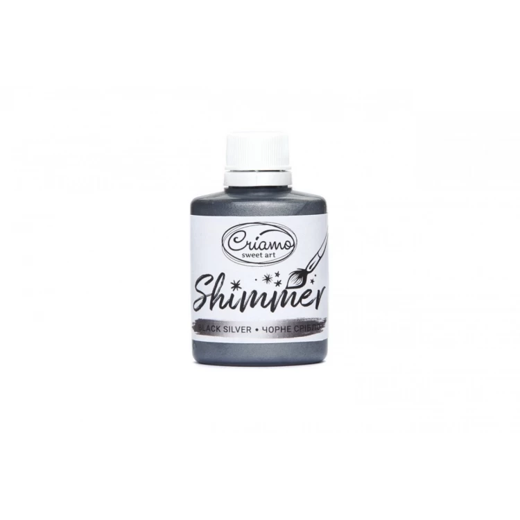 Краситель Criamo Shimmer Металик Черное серебро 30 грамм