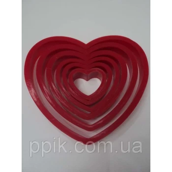Формочки пластмассовые Сердце