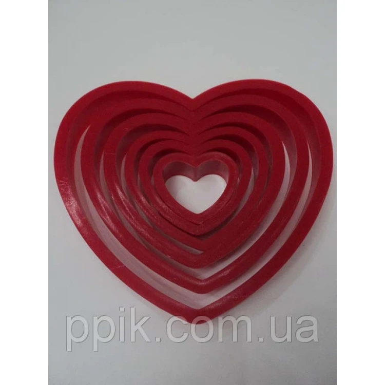 Формочки пластмассовые Сердце