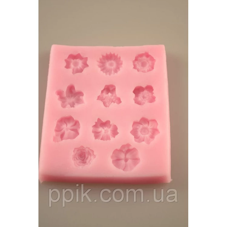 Молд для мастики Цветы