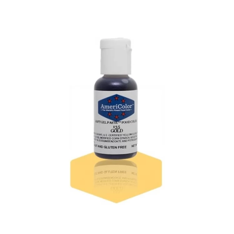 Краситель гелевый Americolor Золотой (Gold)